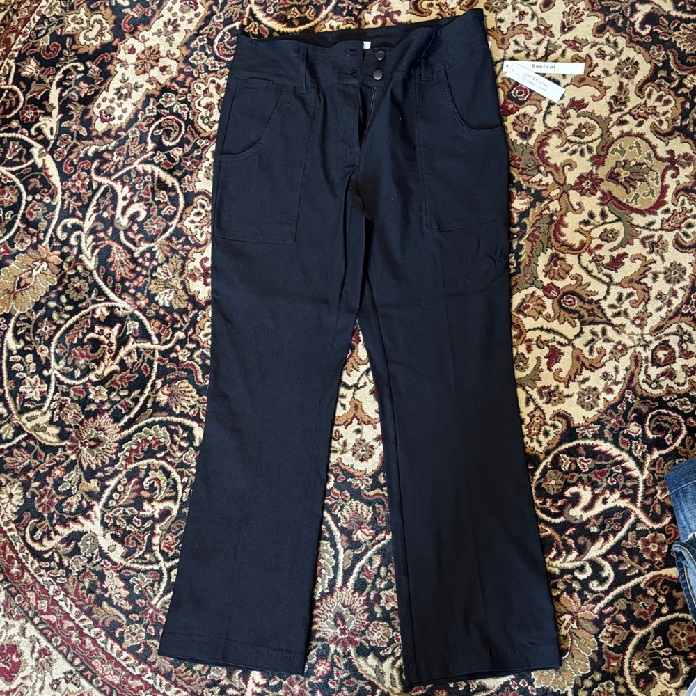 Women’s Zac & Rachel Black Flared Pants 14
